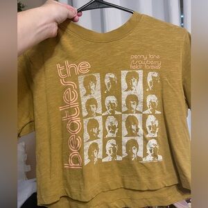 Junk Food cropped The Beatles tee